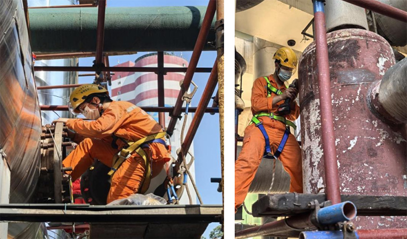 弘旭團總支青年突擊隊“戰(zhàn)高溫，斗酷暑”(圖1)